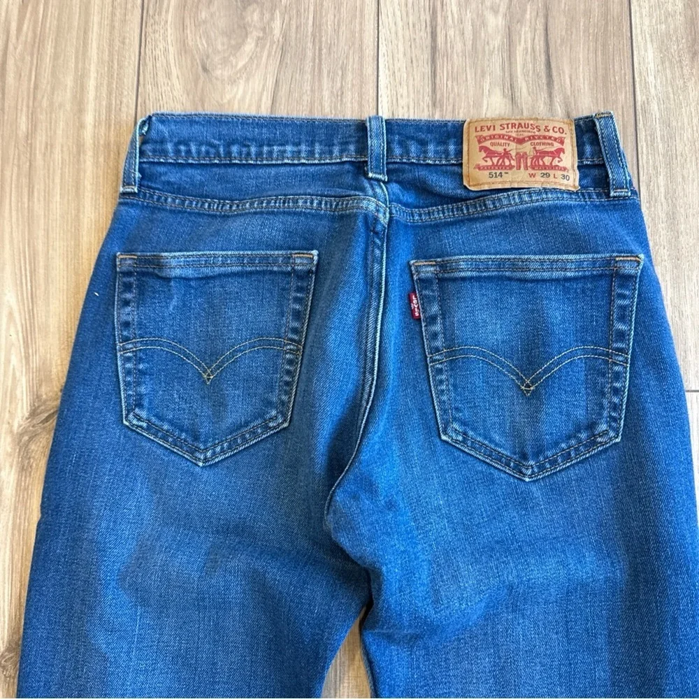 Levi's men’s Jeans 514 Straight Reg 29x30 Blue Denim Classic